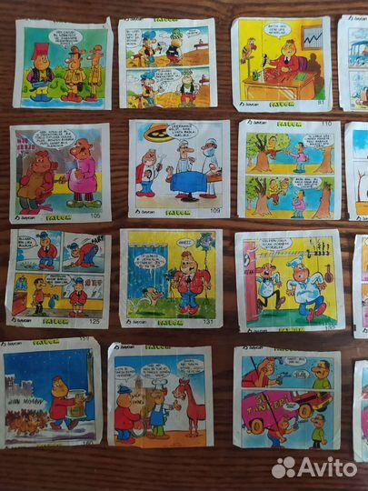 Вкладыши от жвачек patboom baycan