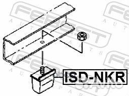 Отбойник рессоры задней ISD-NKR Febest