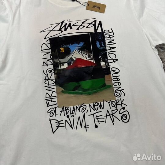 Футболка Stussy x Demin Tears Tee SS24