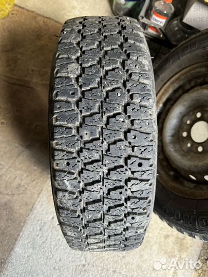 Колеса зимние шипованные r13, штампы черные r13