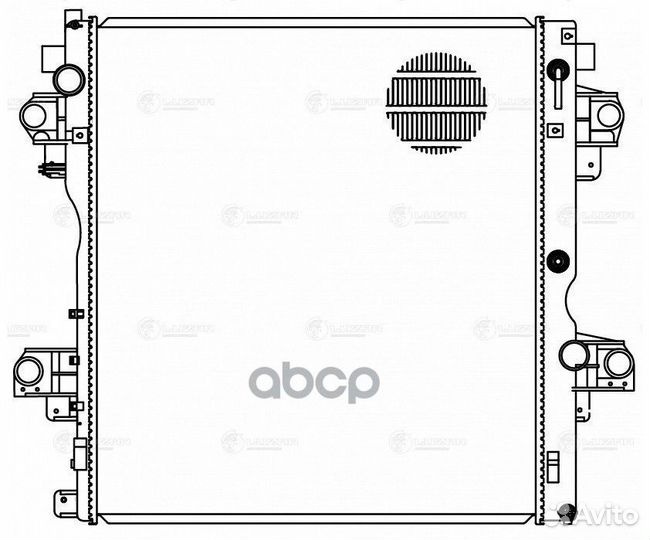 Радиатор toyota land cruiser prado 09- 3.0D охл