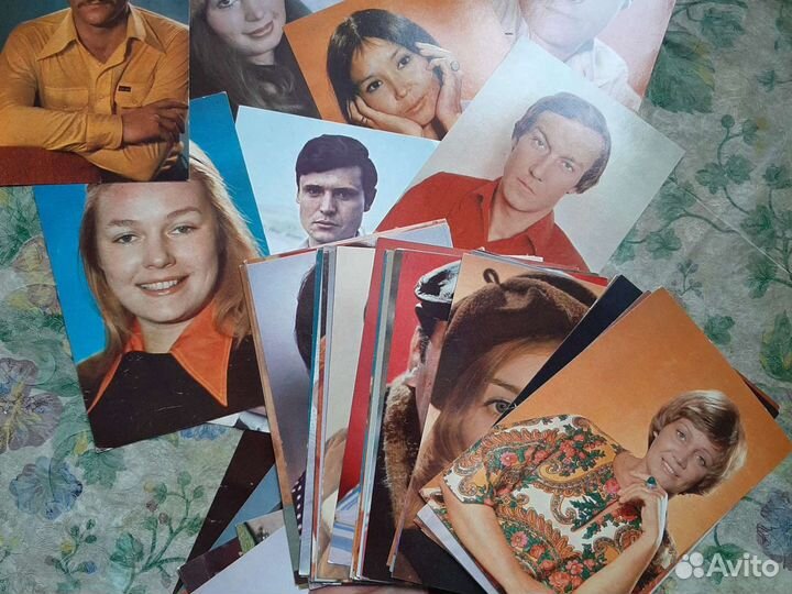 Фото советских актёров, открытки с артистами