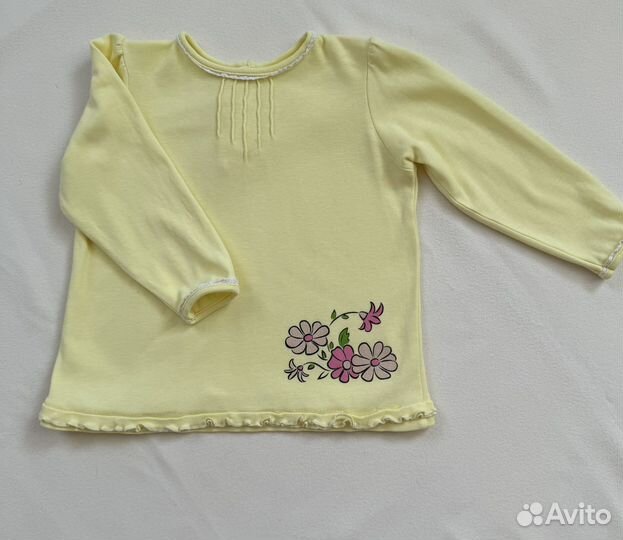 Кофточка uniqlo 2 года 18-24 мес.и лонгслив 92 см