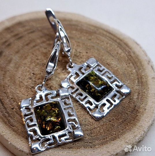 Серьги серебро 925 пробы