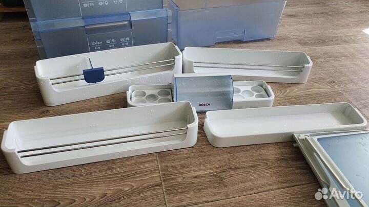 Ящики, полки, балконы для холодильника