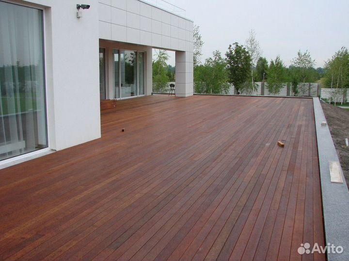 Палубная доска термоясень 25х151