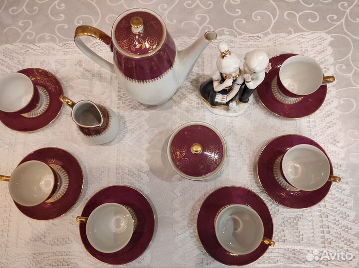 Сервиз кофейный Чехословакия