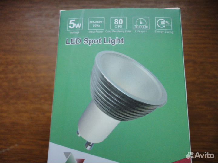 Лампа светодиодная Led spot lights Gu10 5w 3000k