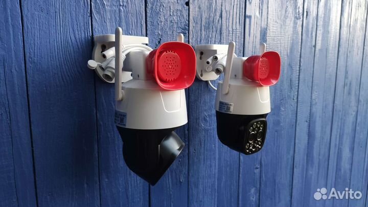 Камера видеонаблюдения wifi с сиреной