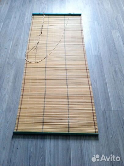 Бамбуковая штора на дверь 166*70