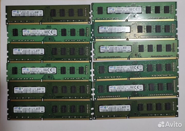 DDR3 Samsung 4гб 1600мгц