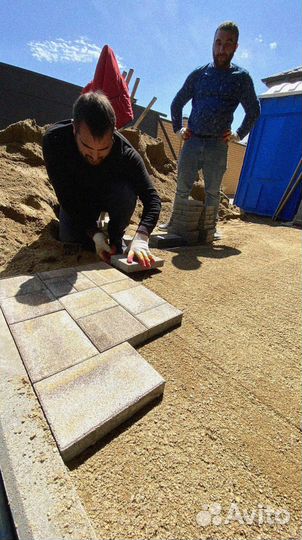 Тротуарная плитка листопад