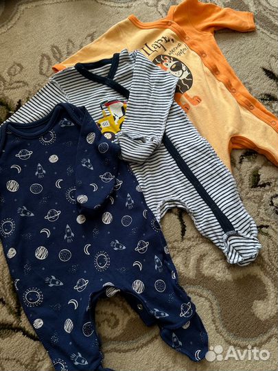 Вещи пакетом для новорождённого 0 – 3 месяца