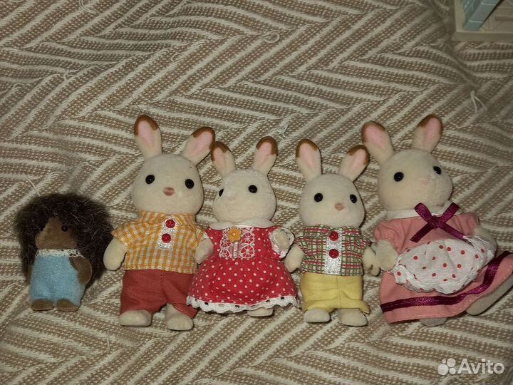 Sylvanian Families семья кроликов
