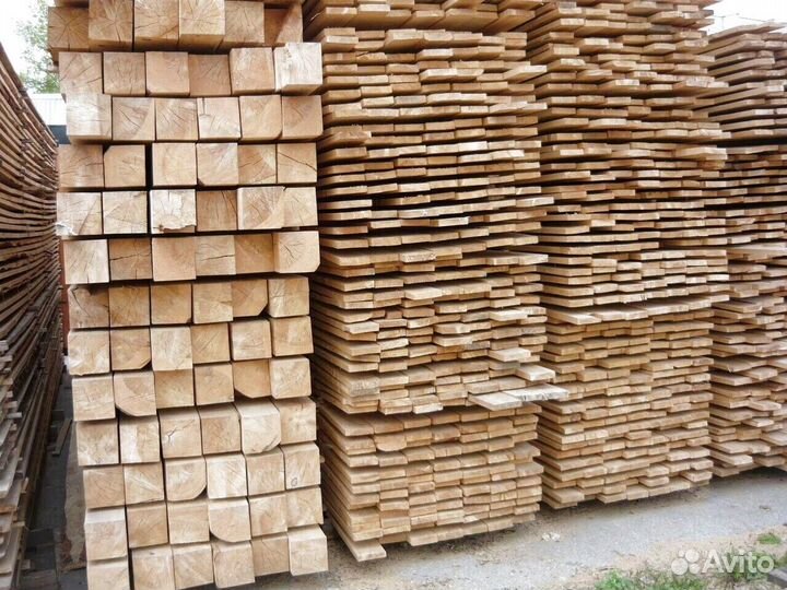 Доска обрезная 40х100х6000