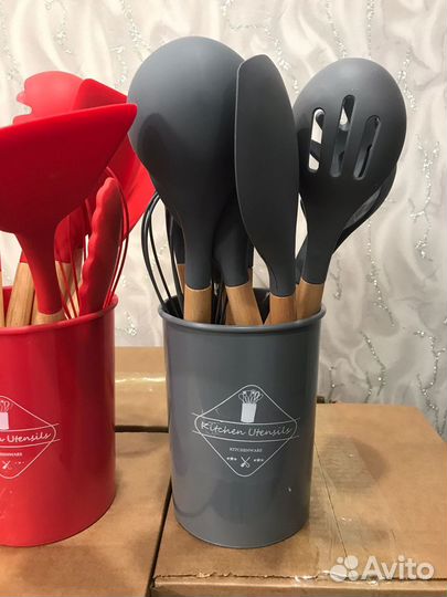 Кухонный набор 12 предметов для дома новый розовый