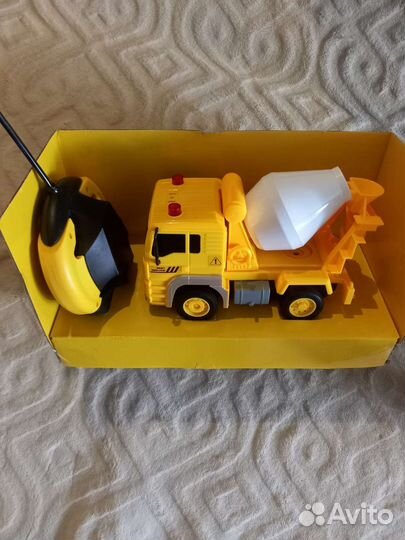 Бетономешалка на пульте управления