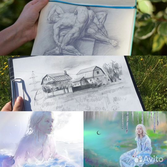 Художник. Портрет. Картина. Пейзаж. Роспись. Эскиз