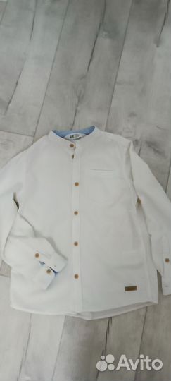 Белая рубашка hm 128