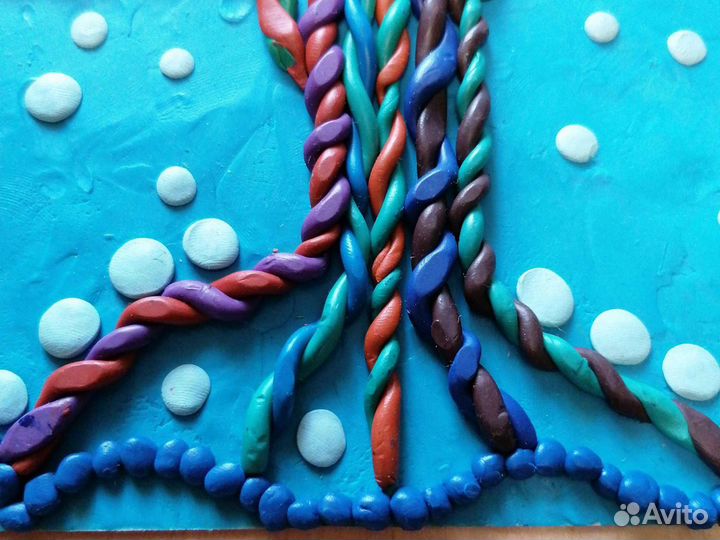 Картина из пластилина 