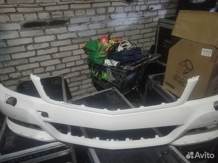 Бампер передний mercedes w204