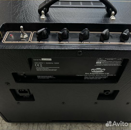 Комбоусилитель ламповый VOX AC10C1