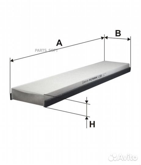 Filtron K 1008 Фильтр салона ford mondeo -00