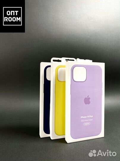 Силиконовый чехол на iPhone 14 Plus MagSafe