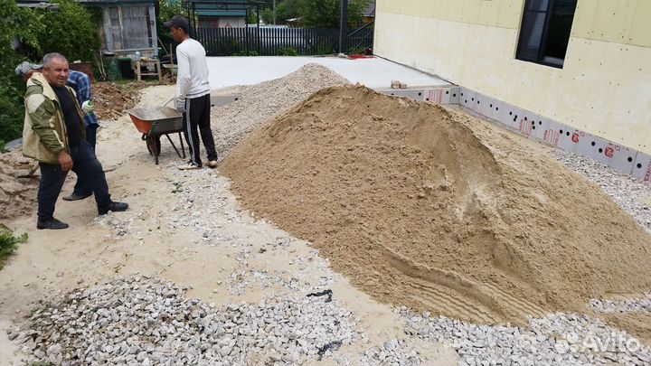Щебень Песок Земля Навоз Перегной доставка ЗИЛ