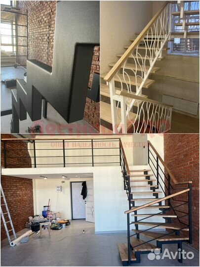Ограждения и перила для лестниц