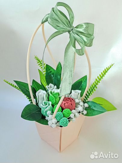 Букет подарок мыла ручной работы