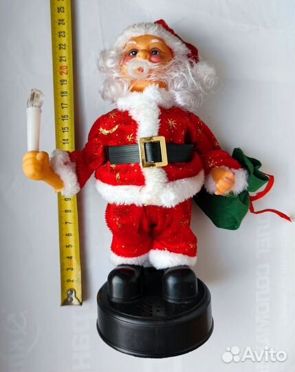 Игрушка музыкальная Дед Мороз Санта-Клаус 25смПоёт