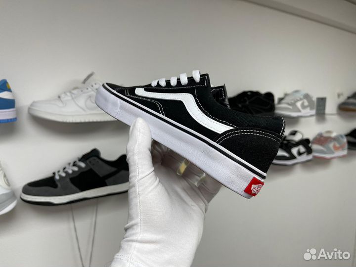 Кеды Vans Old Skool кроссовки черно-белые