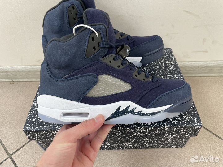 Кроссовки Nike air jordan 5 retro midnight navy