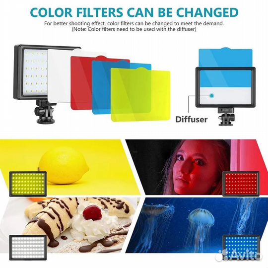 Комплект освещения для фотосъемки Neewer 5600K 2шт