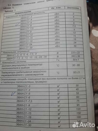 Электрический котел эван
