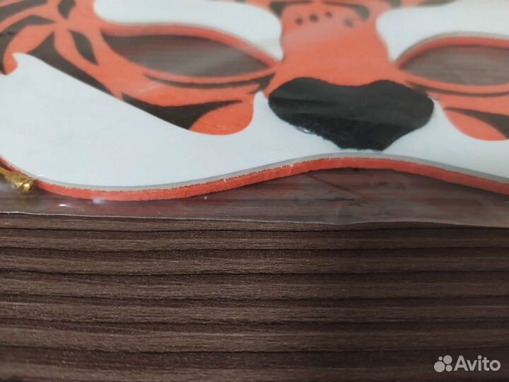 Новая маска тигра из фетра