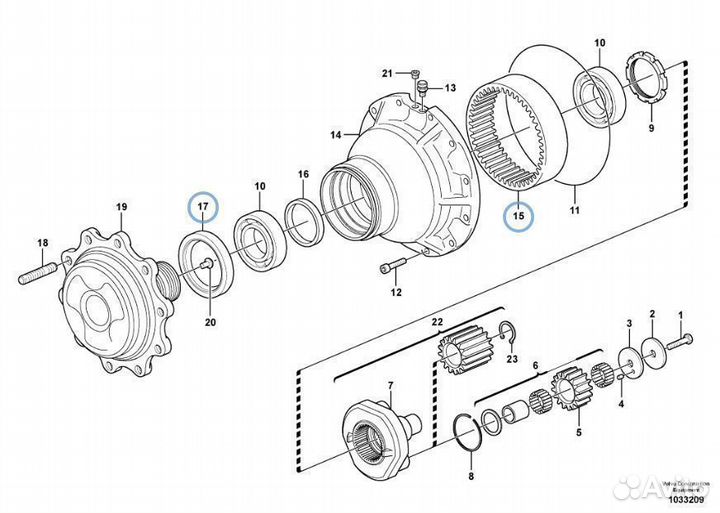 1349265C1 Сальник ступицы экскаватор погрузчик