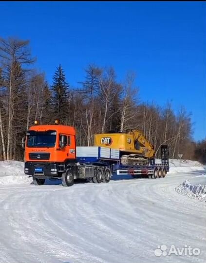 Услуги тягача (трала) 40 тонн с НДС