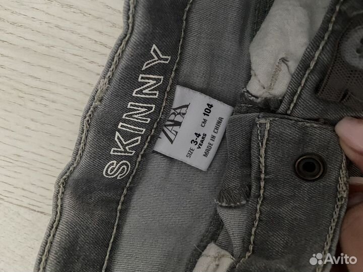 Джинсы zara детские