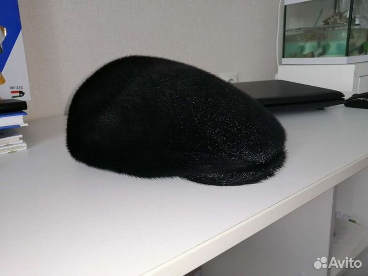 Меховая мужская кепка из нерпы