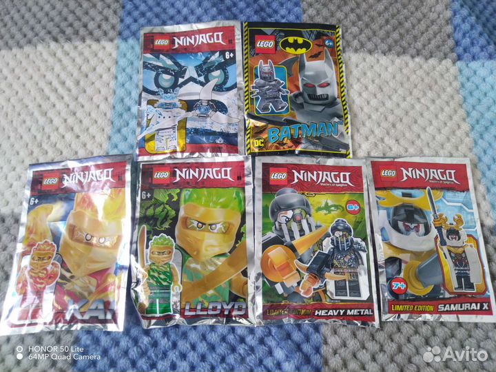 Lego Ninjago минифигурки