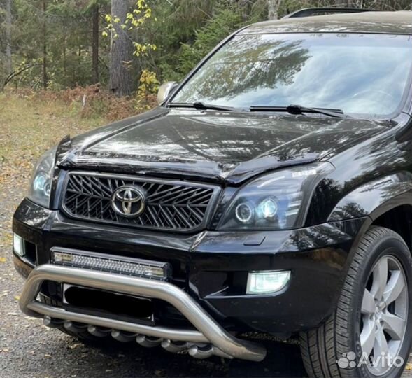 Защита бампера prado 120 GX 470