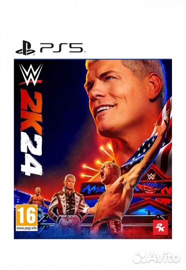 WWE 2K24 Ps5 (новый диск)