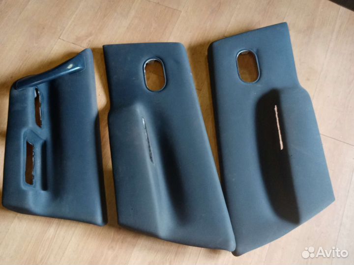 Накладки на карты дверей Рено Сценик 2