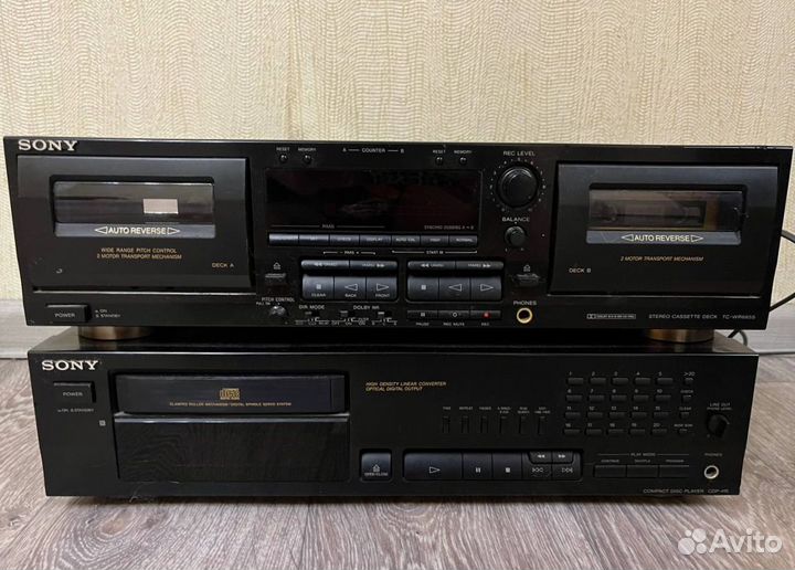 Sony Tc Wr665S Cassette Deck With Dolby S