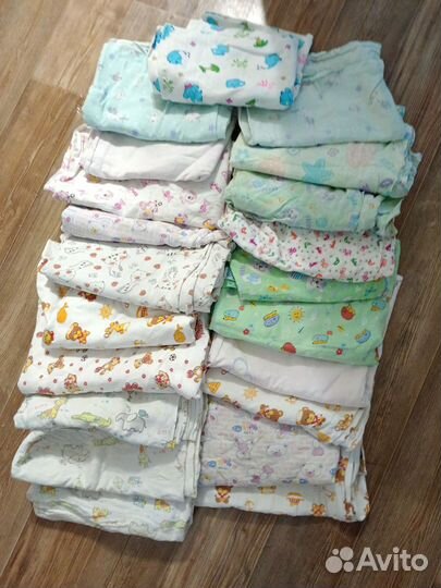 Пеленки детские пакетом