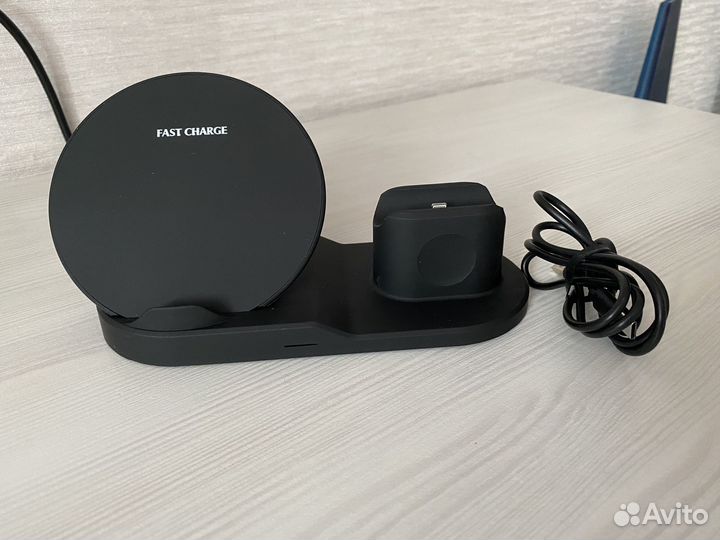 Беспроводная зарядка 3в1