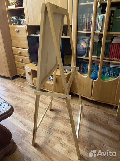 Мольберт напольный хлопушка 60х60х120см