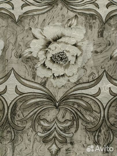 Тюль набивной